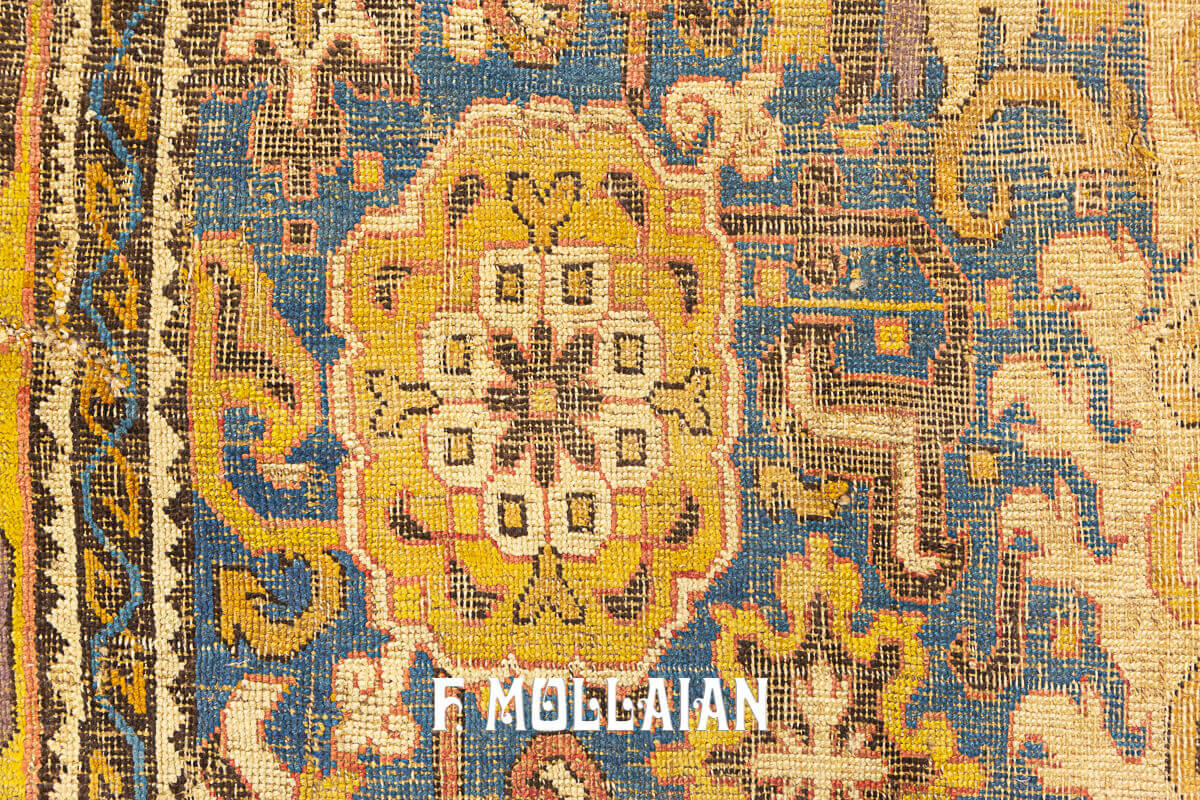 Fragment of Antique Karabakh (Qarabağ) Caucasian Rug n°:54098204